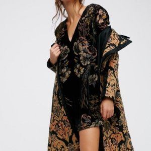 Free People Actin' Single Velvet Mini Dress - S